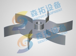六弯叶圆盘涡轮搅拌器:WY
